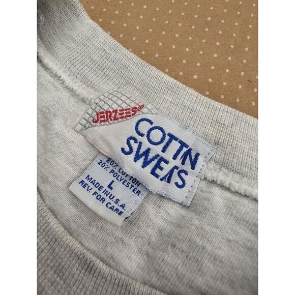 Vintage 80s 90 Jerzees TUALATIN Hills BARRACUDAS Sweatshirt Size Large USA - Picture 15 of 16